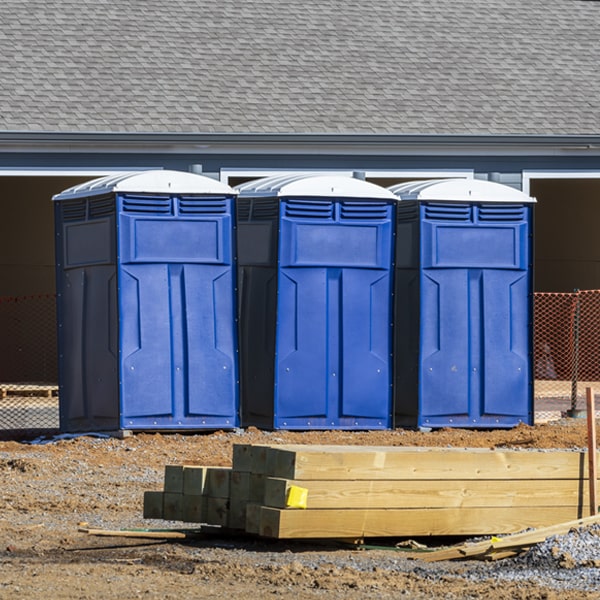 are there different sizes of portable restrooms available for rent in Waterbury NE